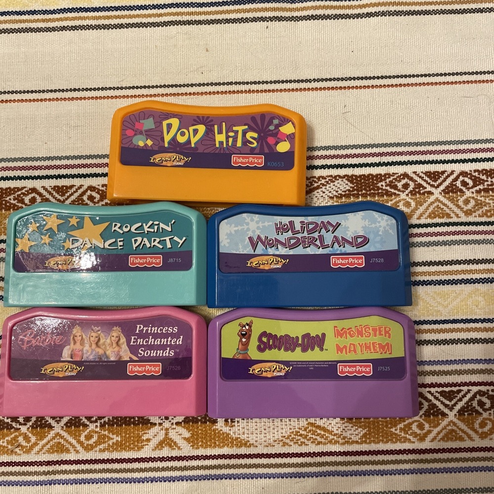 I Can Play Fisher Price 5 Cartridges Games A